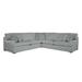 Gray/Blue Sectional - Braxton Culler Cambria 118" Wide Symmetrical Corner Sectional Polyester/Other Performance Fabrics | Wayfair