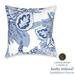 kathy ireland HOME Palm Court Azul 18" x 18" Decorative Pillow Polyester/Polyfill blend | 18 H x 18 W x 3 D in | Wayfair PALCA18X18ODP