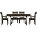 Copeland Furniture Sarah 5 Piece Butterfly Leaf Cherry Solid Wood Dining Set Wood/Upholstered in Brown/Red | 30 H in | Wayfair