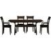 Copeland Furniture Sarah 5 Piece Butterfly Leaf Cherry Solid Wood Dining Set Wood/Upholstered in Brown/Red | 30 H in | Wayfair