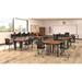 Marco Apex Series Adjustable Height Collaborative Desk Wood/Metal in Brown | 30 H x 28 W x 24 D in | Wayfair 38-2291-23-GRY