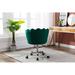 Everly Quinn Coolmore Swivel Shell Chair For Living Room/bed Room, Modern Leisure Office Chair Upholstered in Green | Wayfair