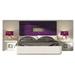 Hispania Home London Upholstered Standard Bedroom Set Upholstered in Black | King | Wayfair BEDOR177-SET5KHG