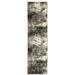 Gray/White 26.38 x 0.31 in Area Rug - 17 Stories Abstract Charcoal/Gray/Beige Area Rug, Polypropylene | 26.38 W x 0.31 D in | Wayfair