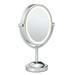 Wrought Studio™ Conair 1x/7x Magnification Oval Chrome LED Lighted Mirror | 14.38 H x 8 W x 6.75 D in | Wayfair EA5A3EF6310945259EAEA9C7583B1F16