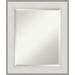 Charlton Home® Sheraton Beveled Bathroom Mirror Plastic in White | 24.88 H x 20.88 W x 1.875 D in | Wayfair 04EBA645427C4763A67406B3CB8D92FD