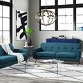 Engage Loveseat & Sofa Set by Modway Polyester in Brown | 32.5 H x 90.5 W x 33 D in | Wayfair Living Room Sets EEI-1348-AZU