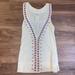 Anthropologie Tops | Anthropologie Cream Beaded Top Nwot Small | Color: Cream | Size: S