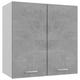 vidaXL Hanging Cabinet Concrete Grey 60x31x60 cm Engineered Wood