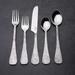 Cosage Texture Nascent Steel 20 Pc. Flatware Set (Serves 4)