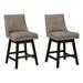 Tallenger Upholstered Swivel Stool (Set of 2)