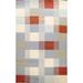 Modern Checkered Gabbeh Kashkoli Oriental Area Rug Wool Handmade - 8'0" x 10'2"