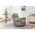 Latitude Run® Swivel Rocker Recliner, Manual Reclining Chair Chenille/Fade Resistant | 31.887 H x 28.35 W x 23.031 D in | Wayfair