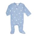 aden + anais comfort knit Strampler, Baby-Body mit langen Ärmeln für Neugeborene und Kleinkinder, Baumwollreicher Baby-Einteiler für Jungen und Mädchen, 6-9 Monate, blue moon