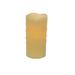 "LED Wax Dripping Pillar Candle (Set of 4) 3""Dx6""H Wax/Plastic - 2 C Batteries Not Incld. - Melrose International 38601DS"