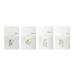 "Herb Wall Pocket (Set of 4) 5.25"" x 8.5""H Ceramic - Melrose International 78251DS"