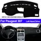 TAIJS – couverture de tableau de bord de voiture, tapis de tableau de bord pour Peugeot 307,