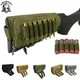 DulMuti-Functional Zipper Rifle Buttstock Pack Bag Cheek Pad AssistShell Mag Ammo Powder Pocket