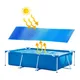 Bâche solaire rectangulaire de piscine, couverture de Protection à bulles PE, Film isolant pour