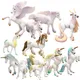 Figurine de cheval volant de Nairobi Orn pour enfants jouet coloré mini modèle animal figurines