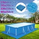 Couverture de piscine tapis de sol de piscine haute qualité résistant aux UV PE anti-pluie tapis de