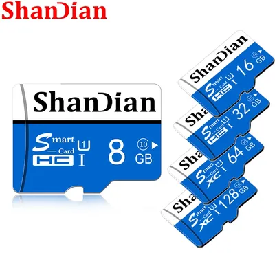 ShanDian-Carte mémoire SD intelligente à haute vitesse lecteur de stylo disque mémoire flash