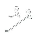 1 paquet de plaques de fente en plastique, crochets de suspension, rangement de produits de produits