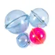 Lot de 5 flotteurs de pêche en plastique ABS boules d'eau à bulles ronds clairs bouée Bobber