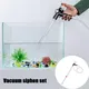 Nettoyeur d'aquarium en acrylique | 1 pièce aspirateur réservoir de poisson nettoyeur de gravier