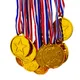 Lot de 100 médailles en plastique doré pour enfants sac de fête jour de sport jouet de remise de