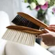 Brosse de lit en bois à poils longs balai de balayage antistatique anti-poussière tapis canapé