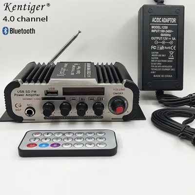 Amplificateur HIFI stéréo Bluetooth 4.0 canaux prise en charge du micro 6.5mm cinéma maison avec