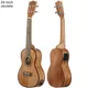 Ukulele électroacoustique Abalone Shell Edge 18 frettes quatre cordes Hawaii JEavec EQ intégré