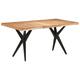 vidaXL Table de salle à manger 160x80x76 cm Bois d'acacia solide