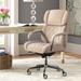 La-Z-Boy Sutherland Quilted Leather Executive Office Chair - High Back with Lumbar Support