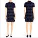 Kate Spade Dresses | Kate Spade Tweed Textured Knit Dress | Color: Black/Purple | Size: M