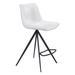 Bison Ridge Counter Chair (Set of 2) White & Black - N/A