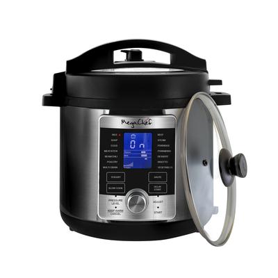 6 Quart Stainless Steel Electric Digital Pressure Cooker with Lid