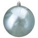 Shiny Mermaid Blue Shatterproof Christmas Ball Ornament 4" (100mm)