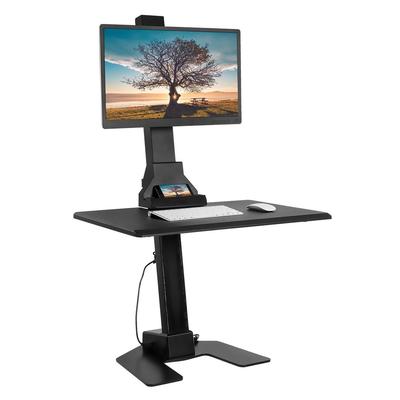 Mount-It! Standing Desk Sit-Stand Desk Converter Motorized Tabletop Sit Stand Desk with Monitor Mount -