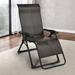 Gymax Patio Rattan Zero Gravity Lounge Chair Folding Recliner - See Details