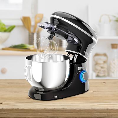 Costway 6.3 Quart Tilt-Head Food Stand Mixer 6 Speed 660W w/Dough