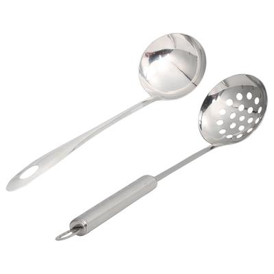 Skimmer Strainer Stainless Steel Ladle Spoon Soup Mesh Filter Kitchen Cooking 1x