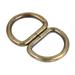 20pcs Metal D Ring 0.98"(25mm) D-Rings Buckle for Hardware DIY - Bronze Tone