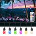 50ft Bulb String Lights with Remote, Color& Lighting Modes Selectable Waterproof for Indoor/Outdoor Direction - 1PACK