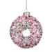 3.75" Pink Doughnut with Sprinkles Glass Christmas Ornament