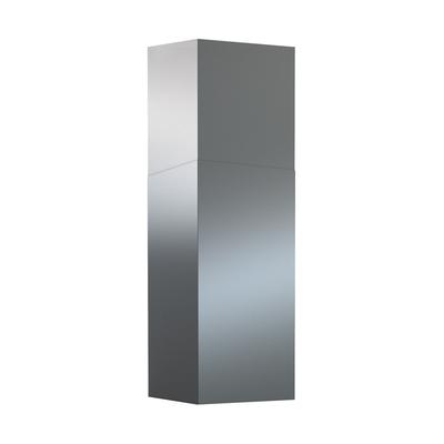 Zephyr Duct Cover Extension for up to 12 ft. Ceilings for the Ombra - Black Stainless Steel