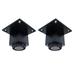 2" Furniture Leg Sofa Height Replacement Adjustable Feet 2pcs - Black - 2"Height