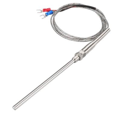 K Type Thermocouple Temperature Sensor Probe 1M Cable 5x100mm Probe - 5mm*100mm*1M