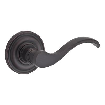 Baldwin Curve Right Handed Non-Turning One-Sided Dummy Door Lever with